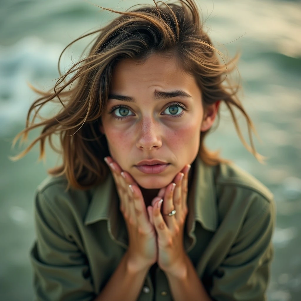 Person dealing with anxiety symptoms