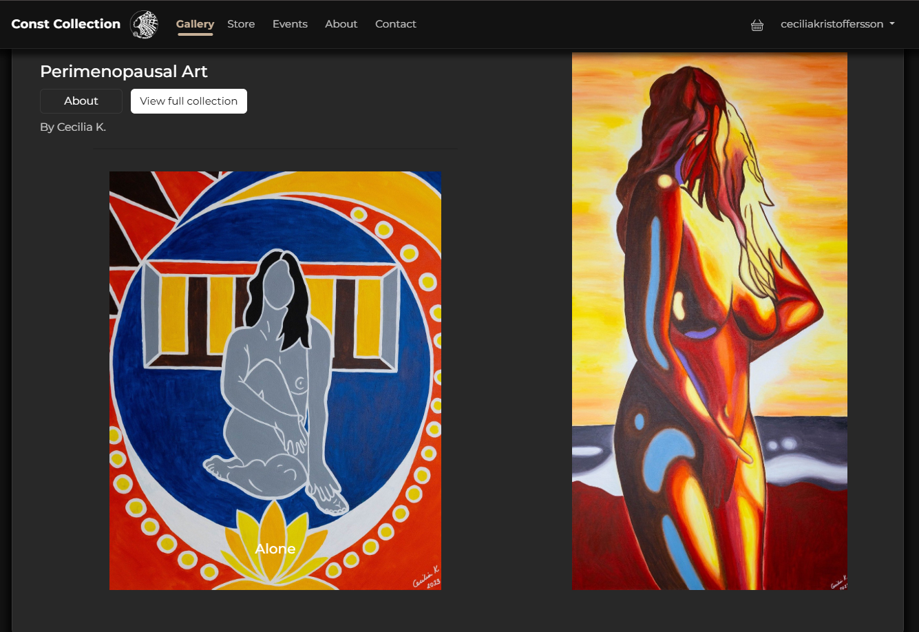 const-collection screenshot
